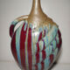 Vase soliflore in glazed ceramic earthenware vintage contemporary art 20th century