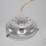 Suspension globe en opaline