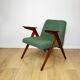 Bunny armchair, 1970s green boucle by J. Chierowski - 2 pieces available
