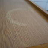 Modernist desk with two oak pedestals from the 60s
