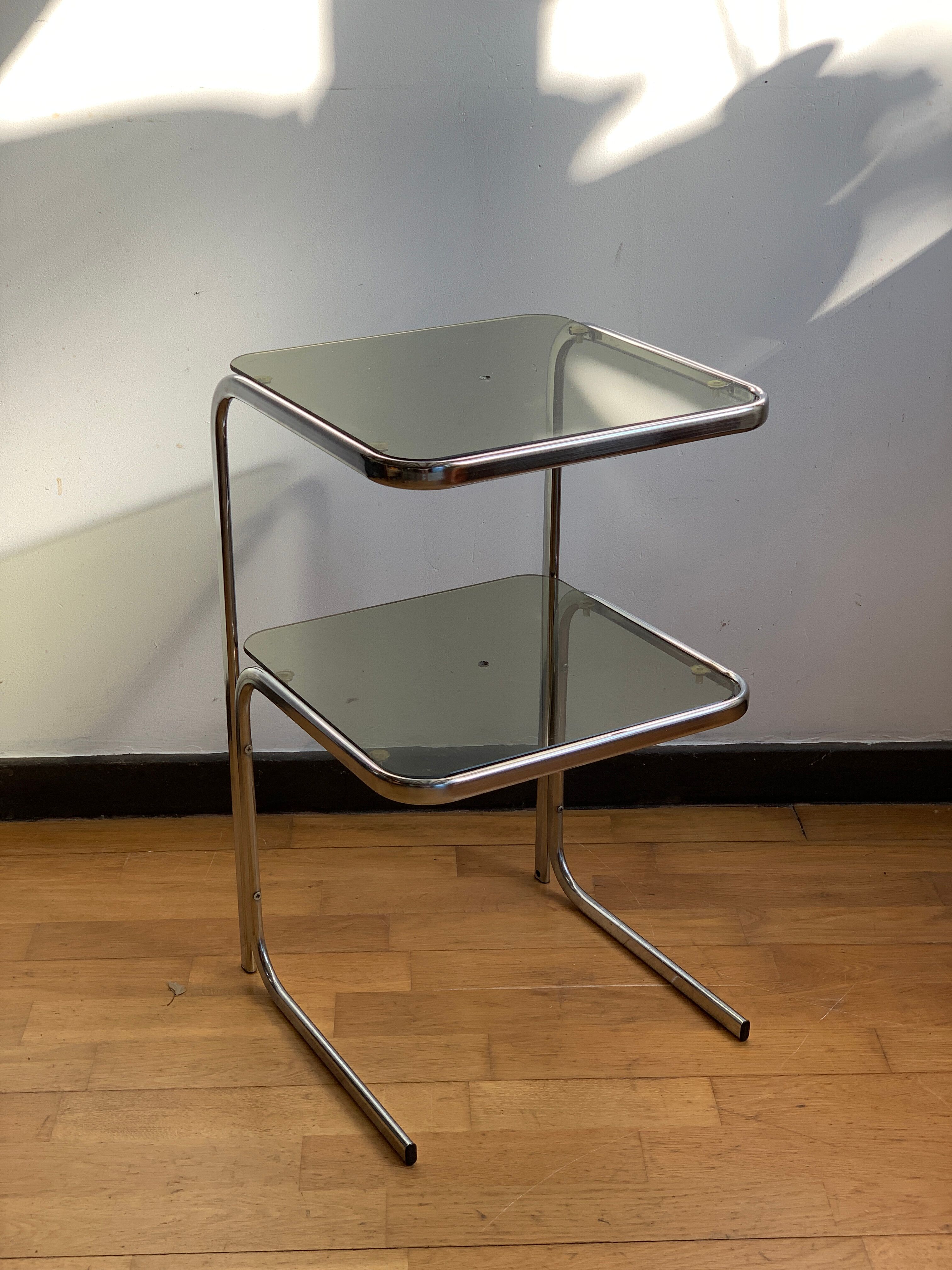 Chrome sofa end