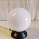 Ceiling light or Art Deco wall sconce with white opaline globe - early 20th century