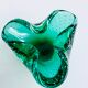 Empty pocket or vintage Italian ashtray in Murano bullicante glass, 1970