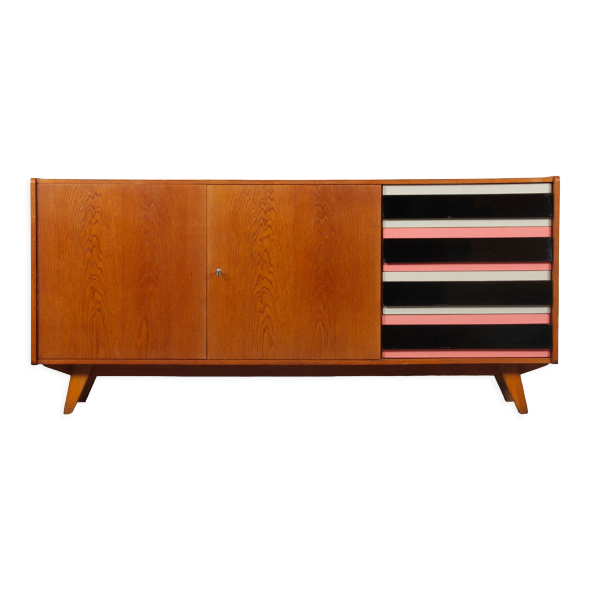 Oak enfilade by Jiri Jiroutek, model U-460, 1960