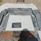 Napoleon III marble fireplace with modillions
