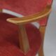 Set of Two Vintage Armchairs with Oak Frames