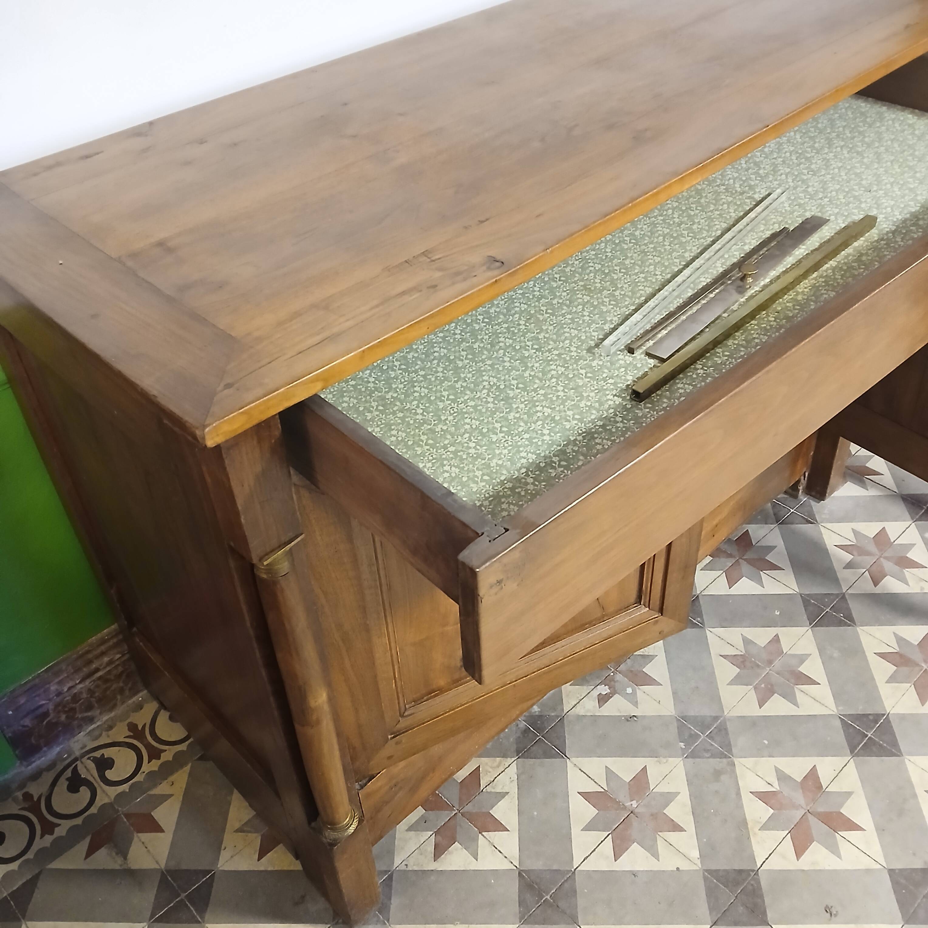 Pear wood sideboard, 4 doors