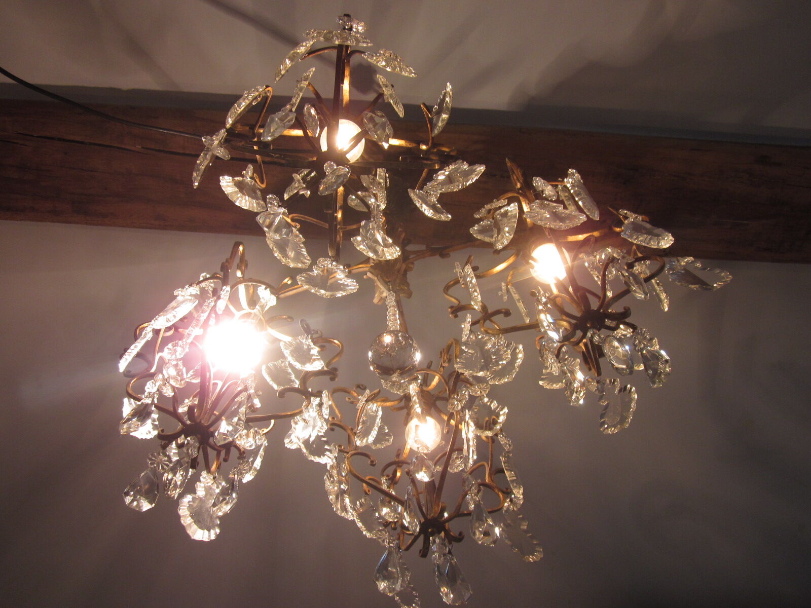 Stamps chandelier