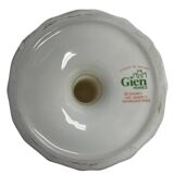 Candle holder in Gien, birds of paradise decor