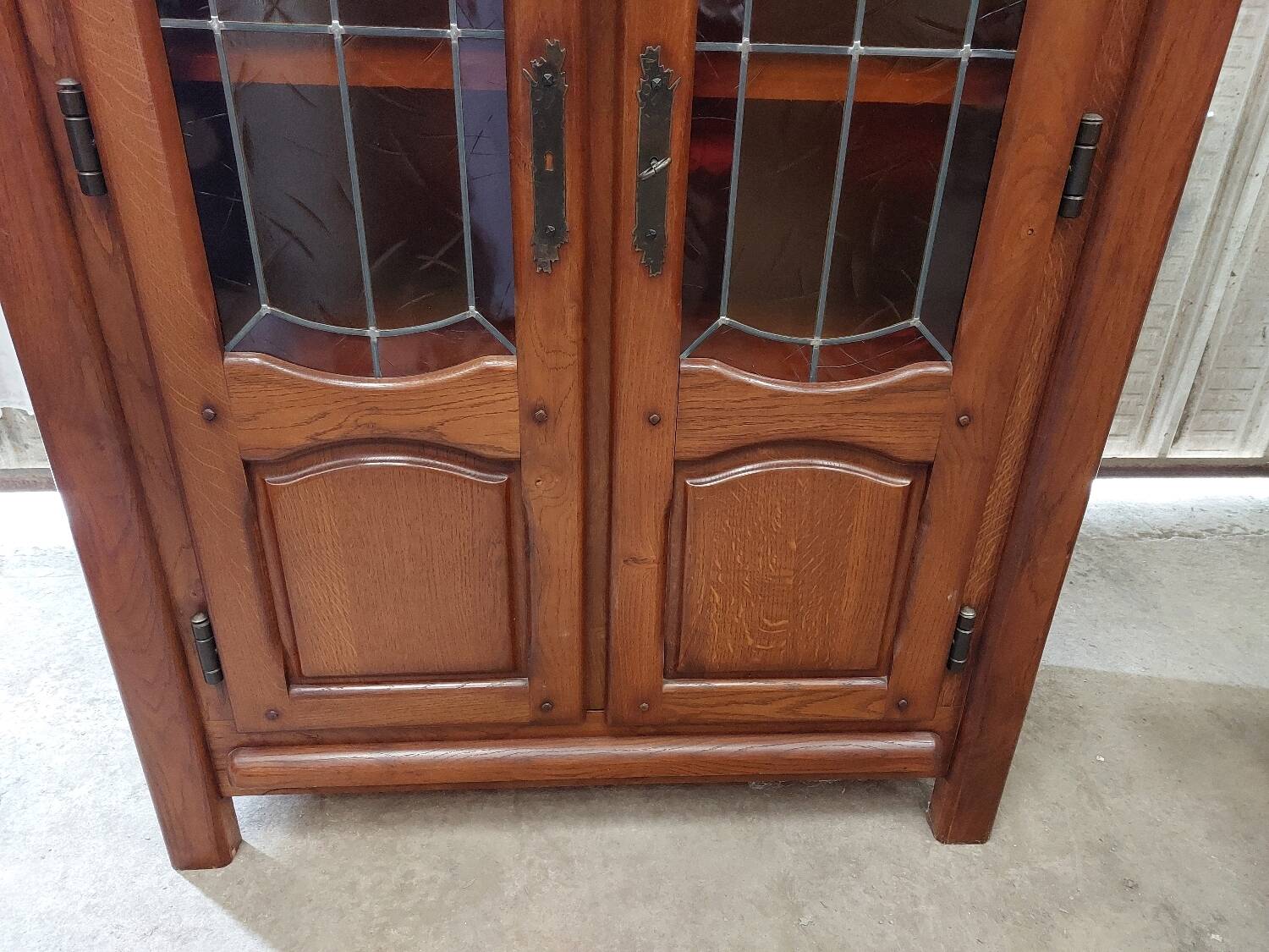 Furniture with shelves and glass doors