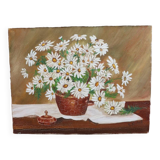 Peinture florale ancienne
