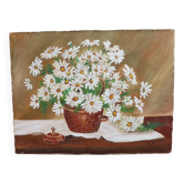 Peinture florale ancienne