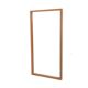 Scandinavian teak mirror "Perfekt", Glas & Trä, Sweden, 1950, 82x42