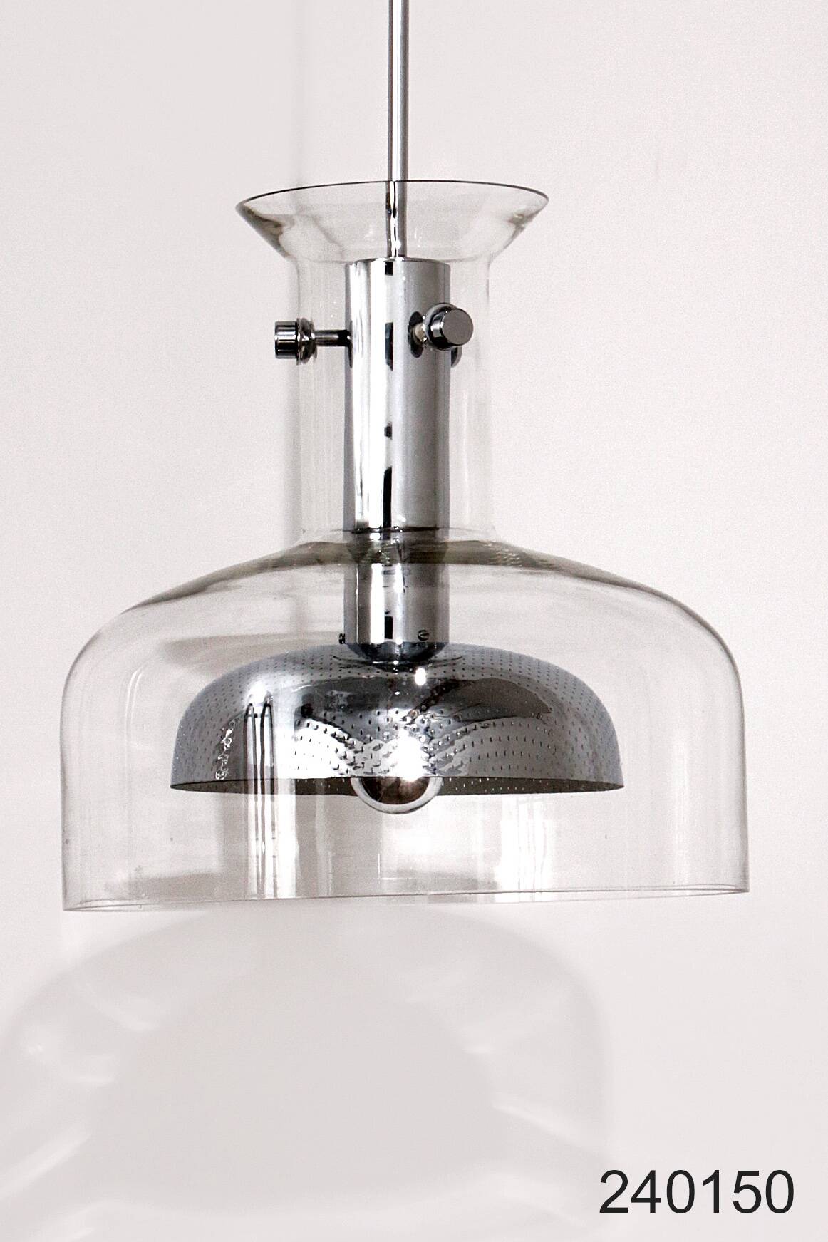 Hanging lamp Anders Pehrson Model Crystal by Atelje Lyktan, 1970s