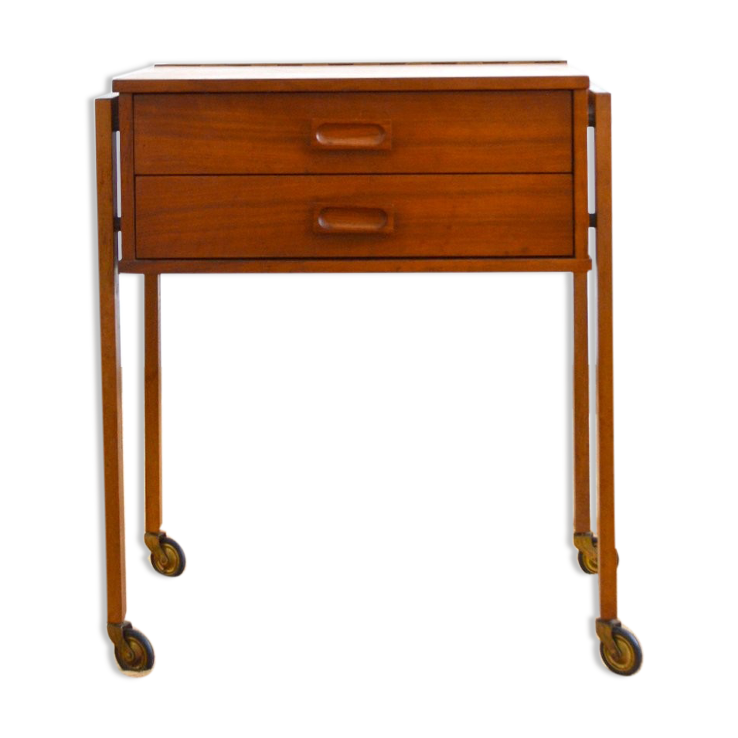 Scandinavian sewing box teak 1960s