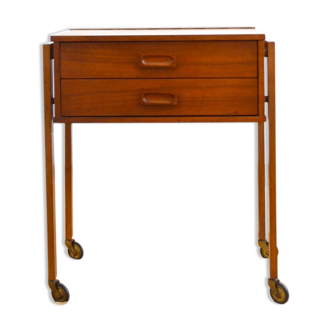 Scandinavian sewing box teak 1960s