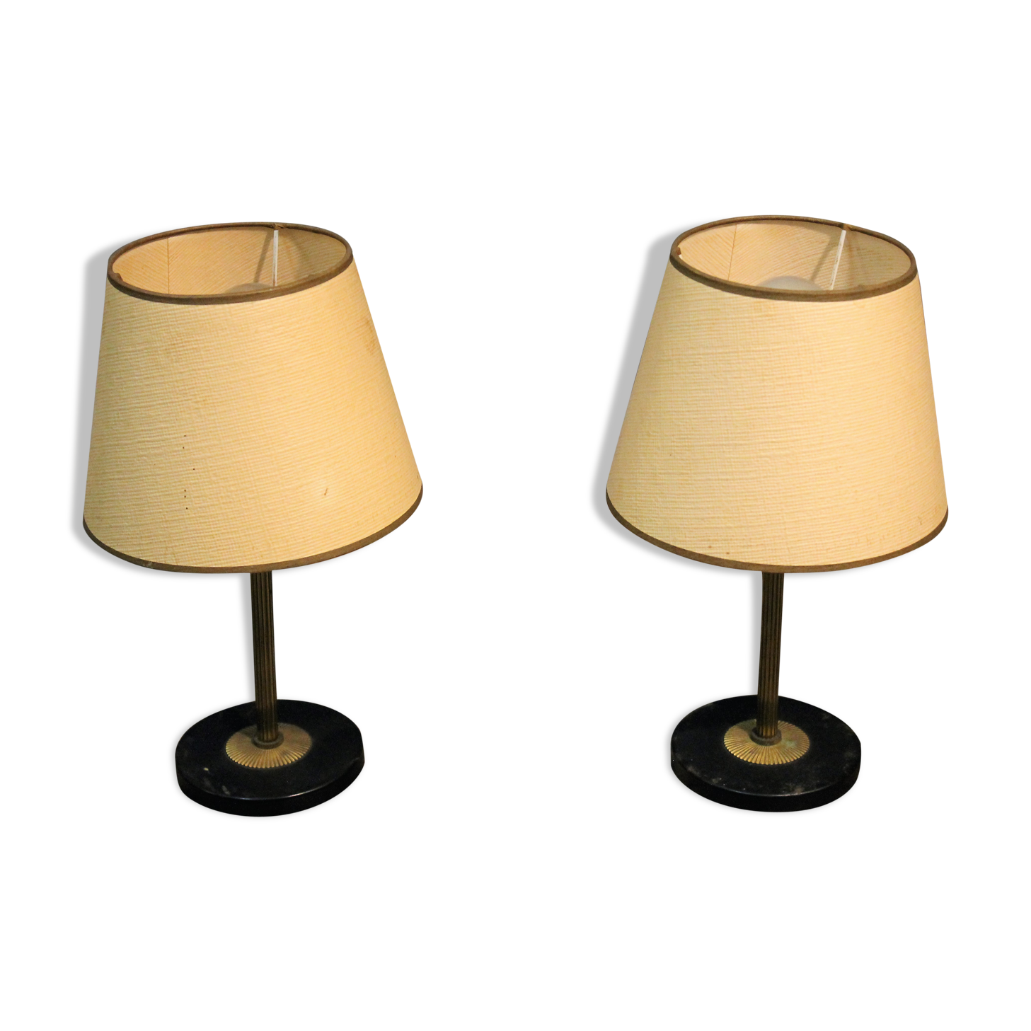 Pair of bedside lamps 1950