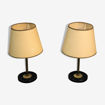 Pair of bedside lamps 1950