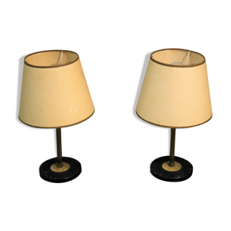 Pair of bedside lamps 1950