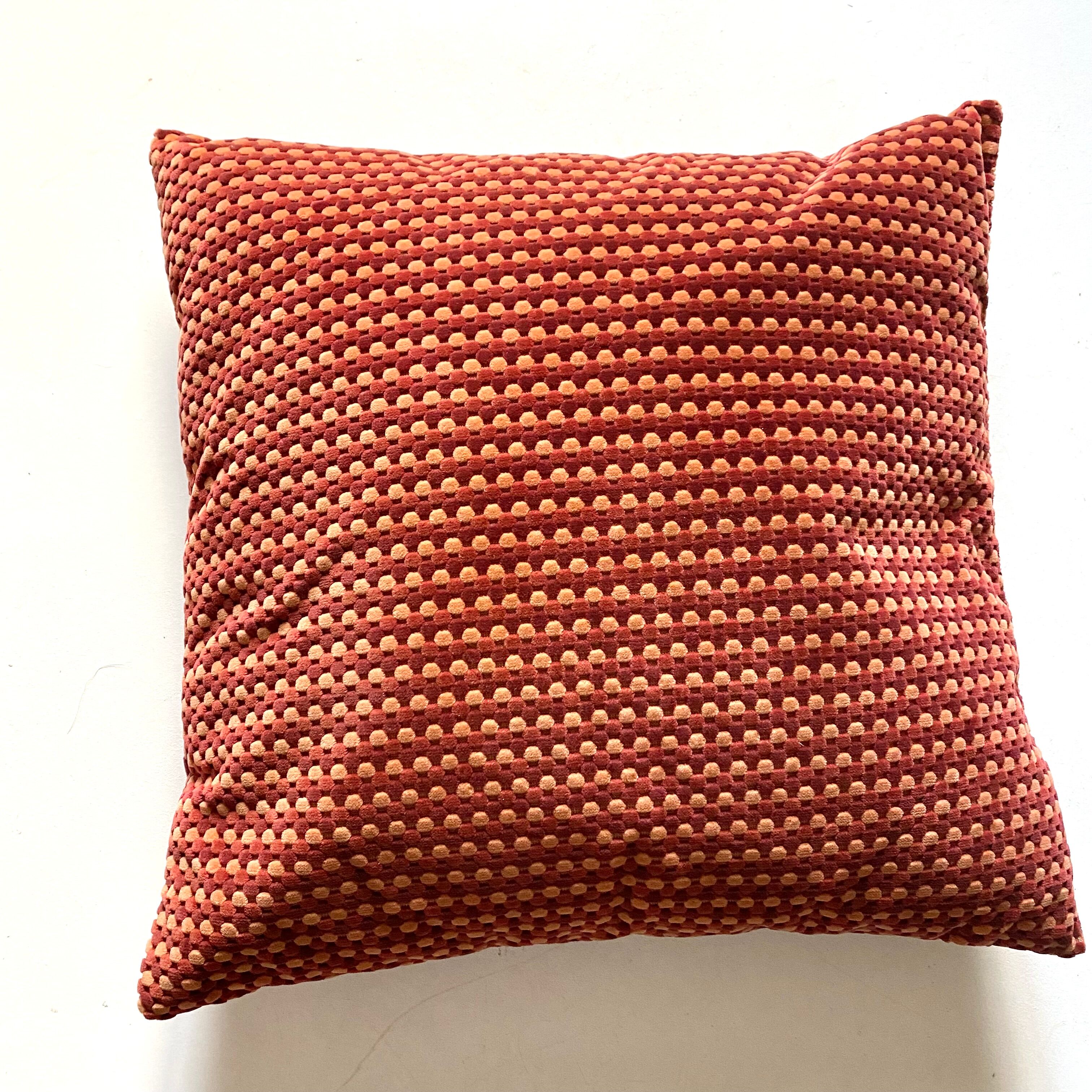 Coussin en velours vintage