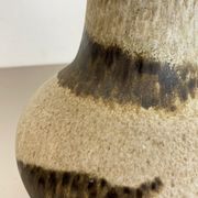 Set of Two Pottery Fat Lava Vases "Multi-Color" by Scheurich, Germany, 1970s