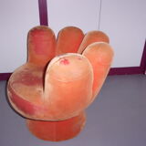 Armchair child vintage hand-shaped