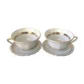 Tasses petit déjeuner pour 2