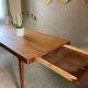 Vintage extendable teak table