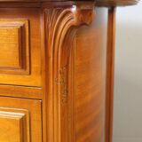 Art Nouveau Mahogany Desk Plate by Emile Gallé