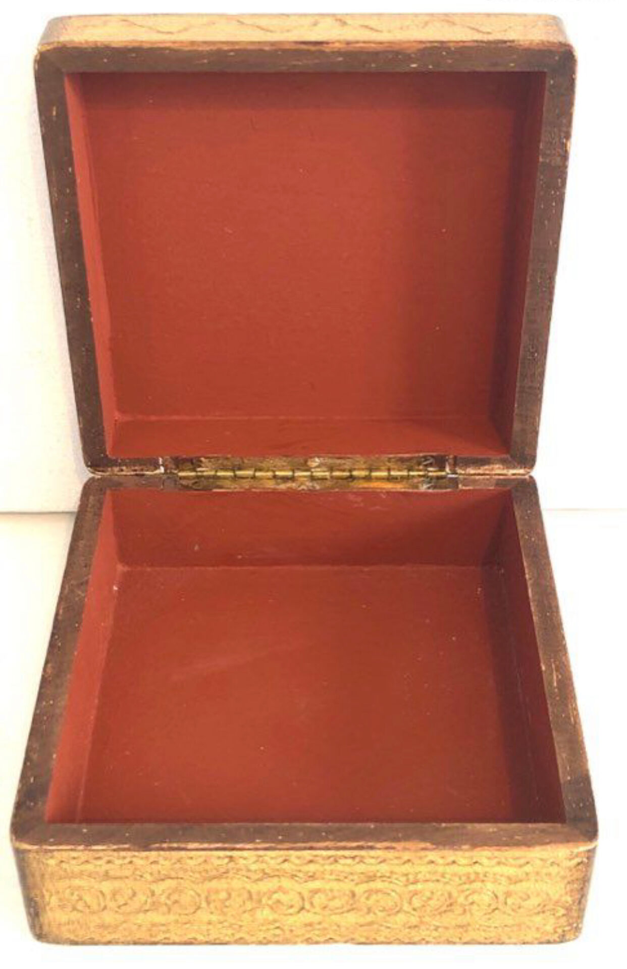 Italian box gilded wood