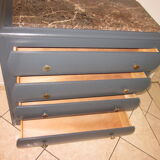 Commode vintage a pieds compas