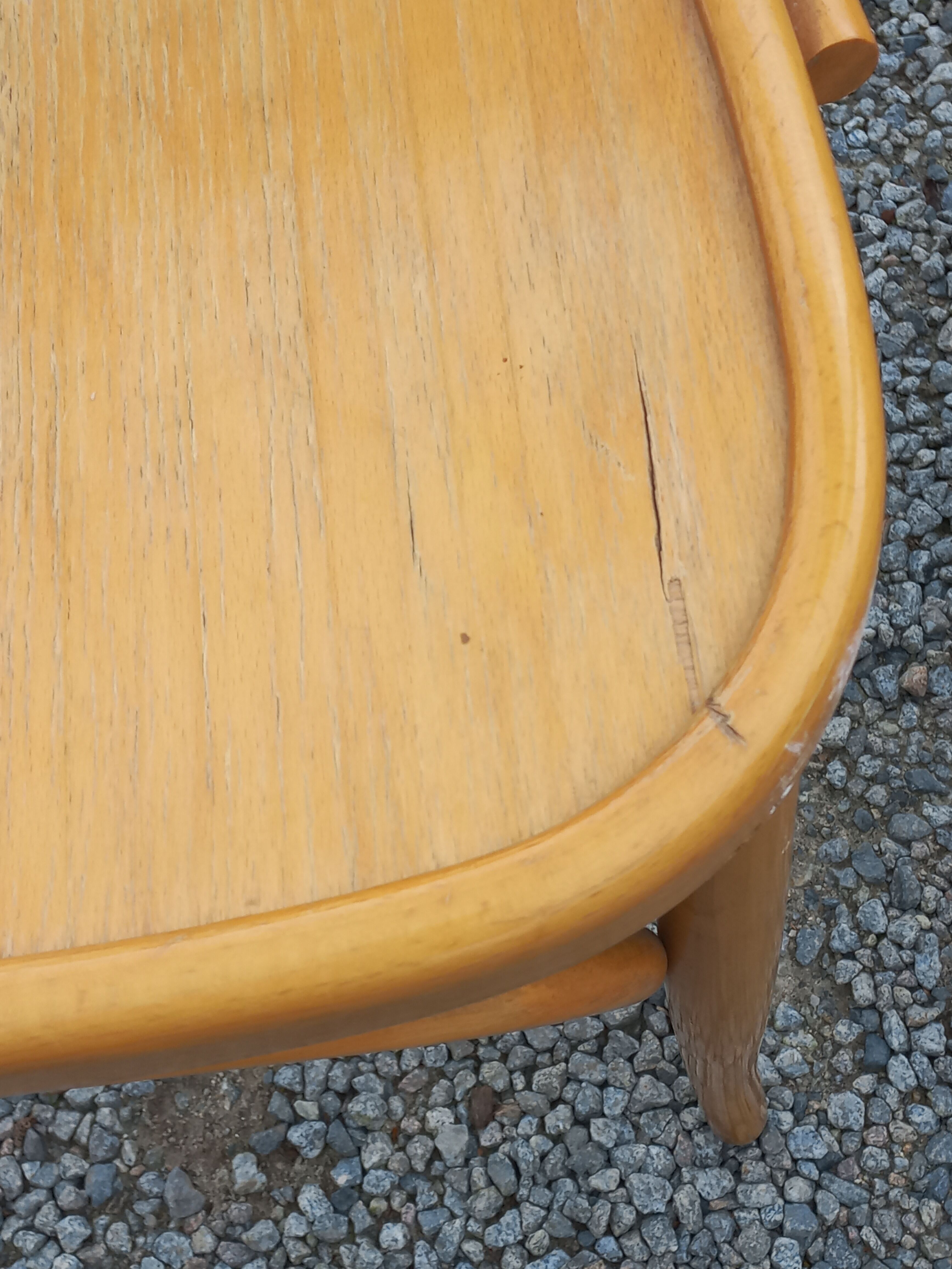 Set of 8 bistro chairs from the 50s/60