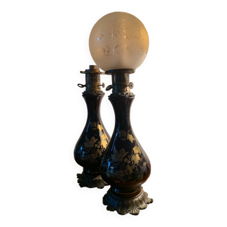 Lampes à huiles anciennes