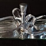 Mirror crystal and chrome 1950s