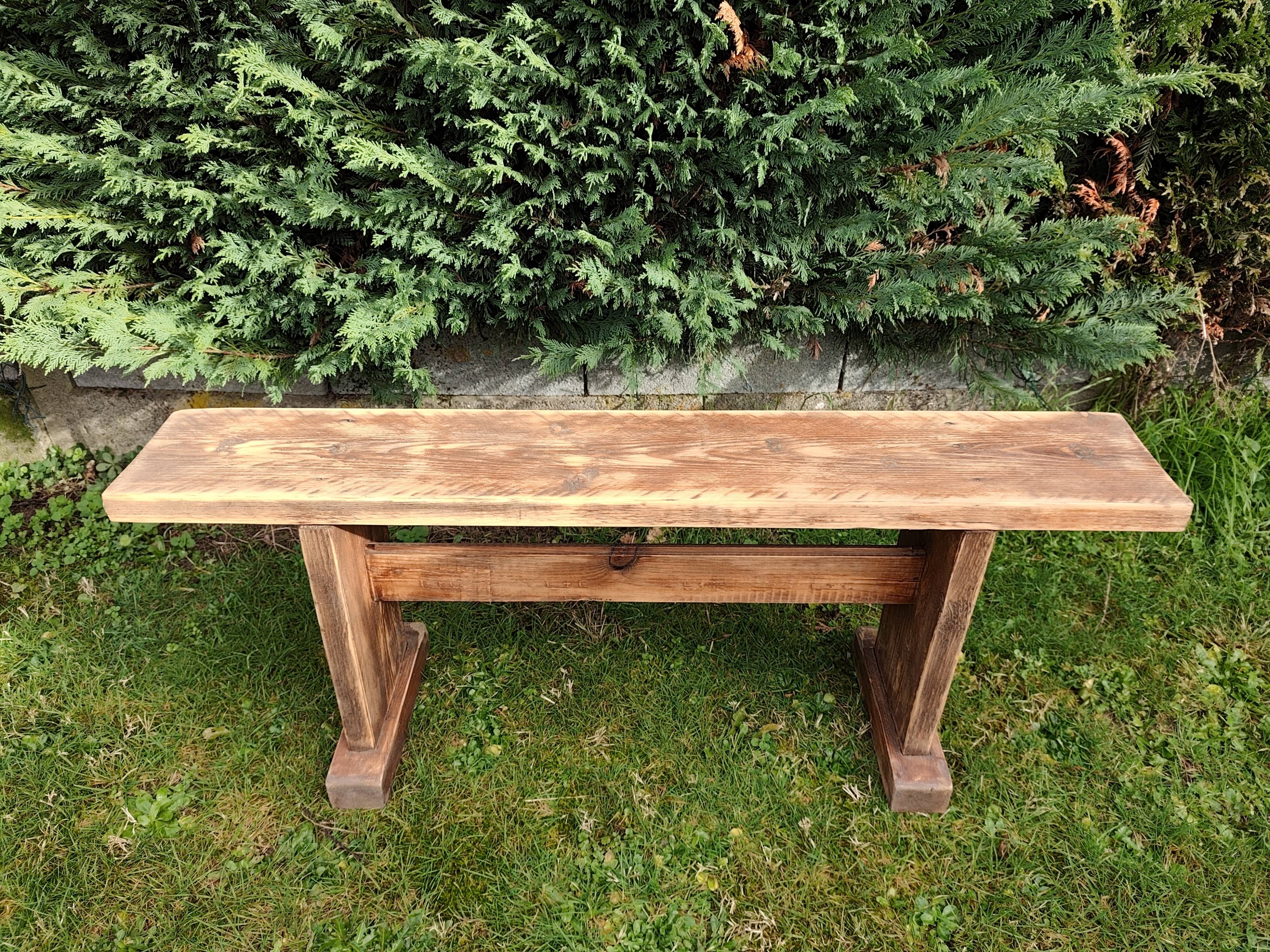 Pine bench 1.18m long