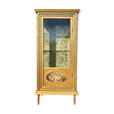 Showcase in gilded wood Louis XVI style