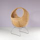 1960s wicker baby bed from the Netherlands