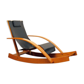 Rocking chair G27 design Werter Toffoloni pour Germa 1970s