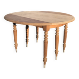 Oak table with 2 extensions