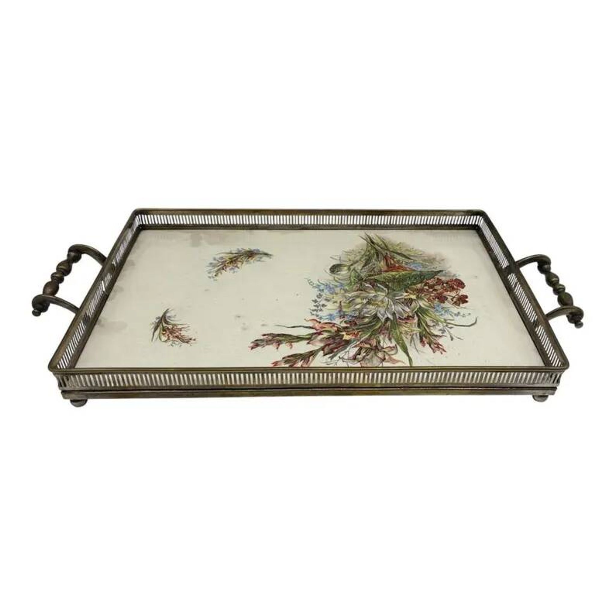 Service Plate WMF Jugendstil Art Nouveau Silver-Plated Galalithe Around 1905