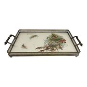 Service Plate WMF Jugendstil Art Nouveau Silver-Plated Galalithe Around 1905