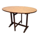 Table vigneron ovale française antique, début des années 1800.
