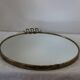 round brass mirror