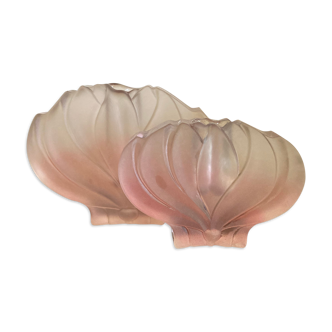 Walther glas water lily vases