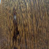 Brutalist dining room table Aranjou in massive elm