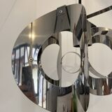space age chrome metal suspension