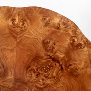 Elm burl side table, Sweden, 1940s