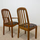 Ensemble 2 fauteuils et 3 chaises Dyrlund - design danois années 70