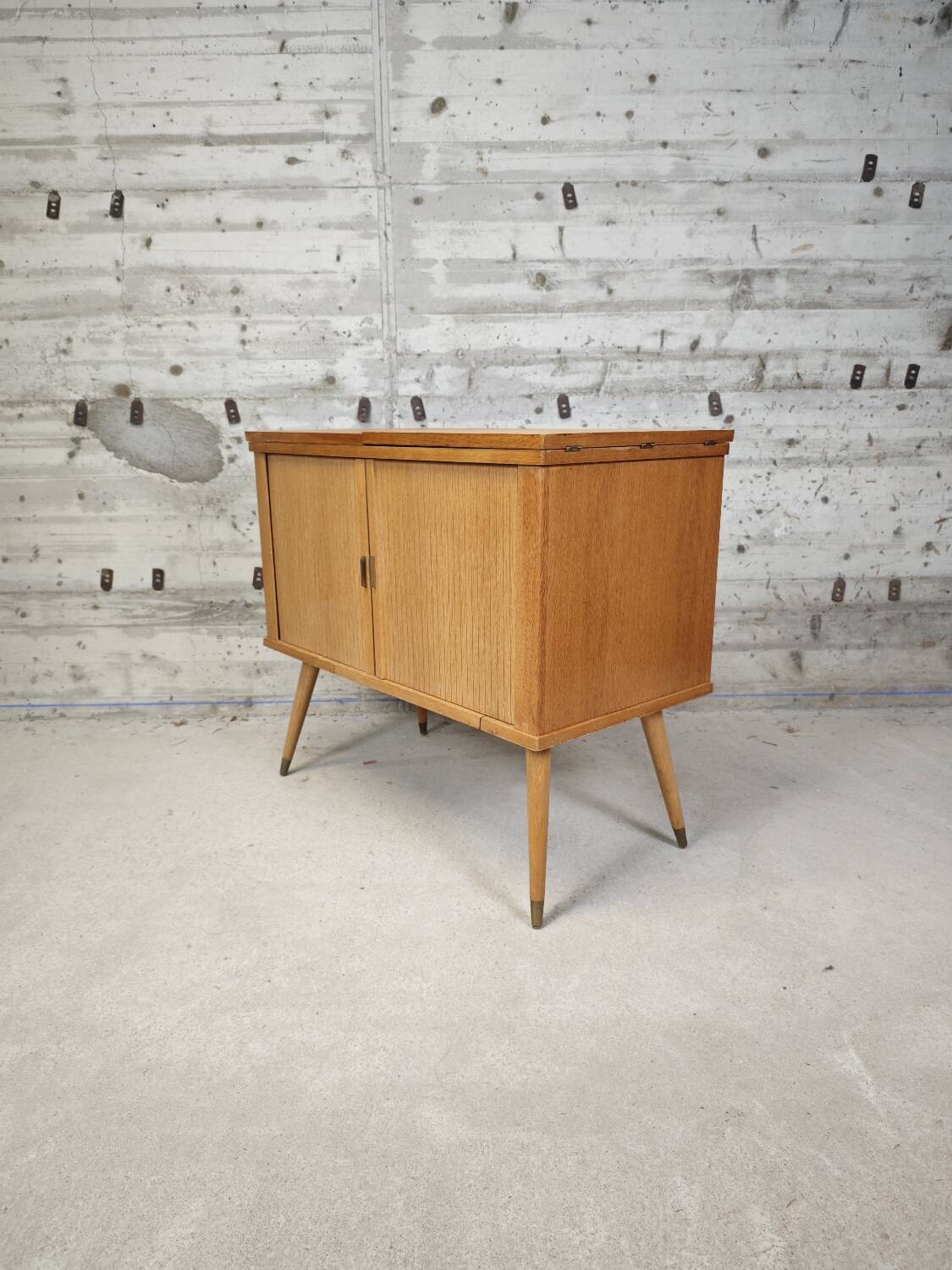 Old sewing machine cabinet