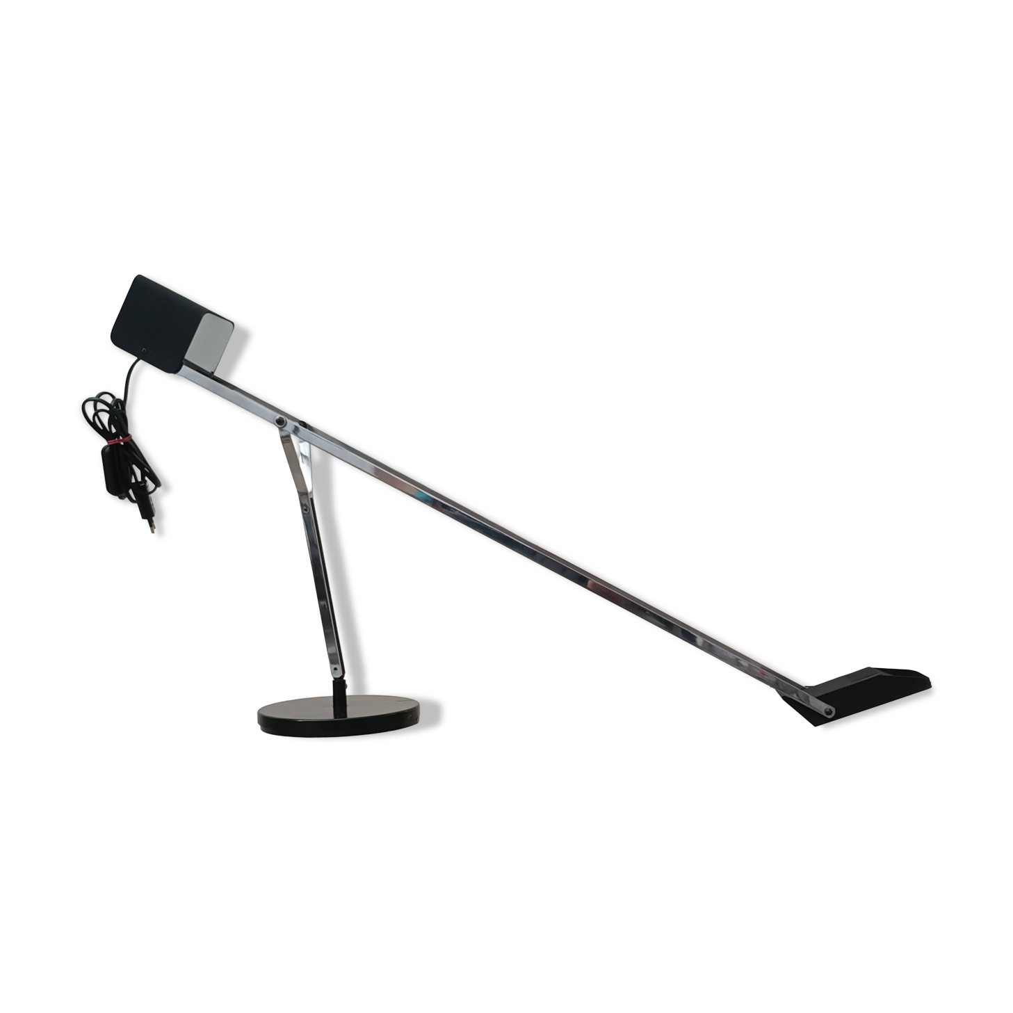 Fase Swan lamp, chrome edition 1980